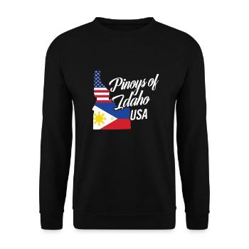 Les Philippins de l’Idaho conçoivent pour Proud Fil-Ams - Sweat-shirt Unisexe - noir - Devant - Alina (178cm) & Michal (187cm)