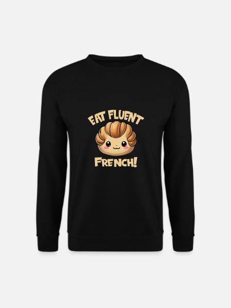 French food - Unisex Sweatshirt - black