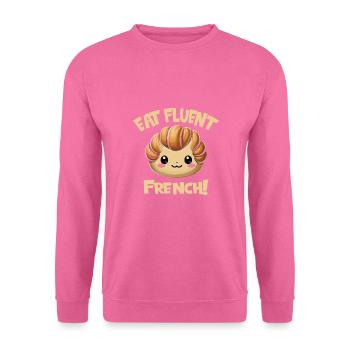 Französisches Essen - Unisex Pullover - Pink - Vorne
