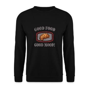 Cuisine française - Sweat-shirt Unisexe - noir - Devant - Alina (178cm) & Michal (187cm)