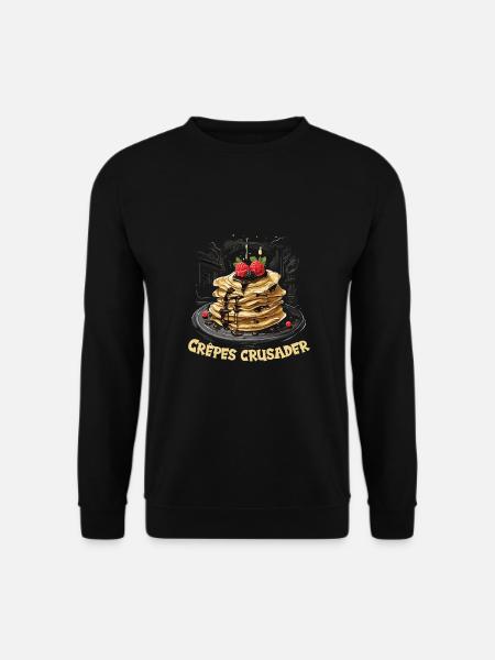 French food - Unisex Sweatshirt - black