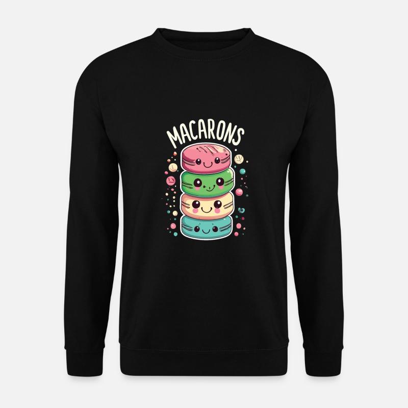 Französisches Essen - Unisex Pullover - Schwarz