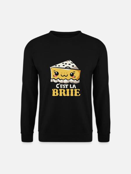 French food - Unisex Sweatshirt - black