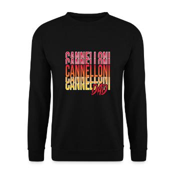 Cuisine italienne - Sweat-shirt Unisexe - noir - Devant - Alina (178cm) & Michal (187cm)