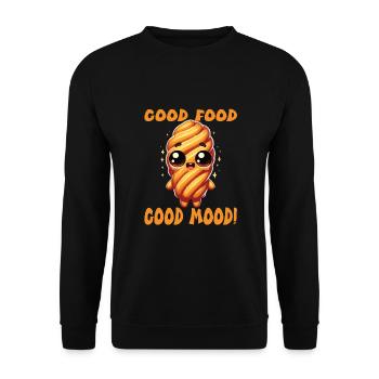 Spanish food - Unisex Sweatshirt - black - Front - Alina (178cm) & Michal (187cm)