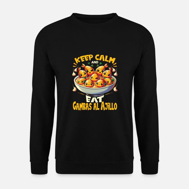 Spanisches Essen - Unisex Pullover - Schwarz