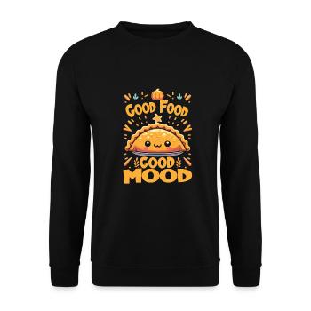 Spanish food - Unisex Sweatshirt - black - Front - Alina (178cm) & Michal (187cm)