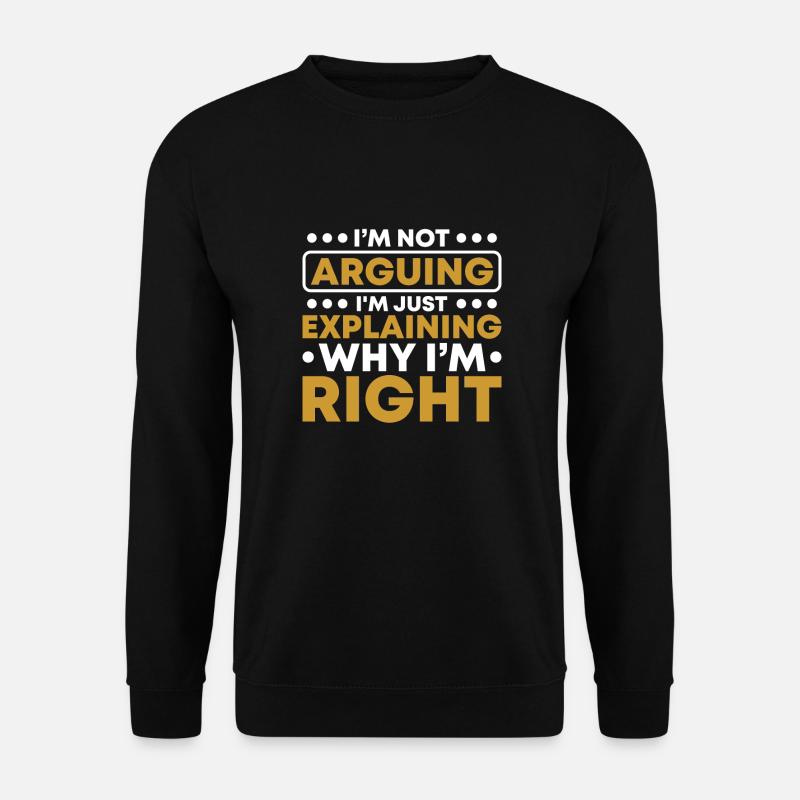 Philosophy - Unisex Sweatshirt - black