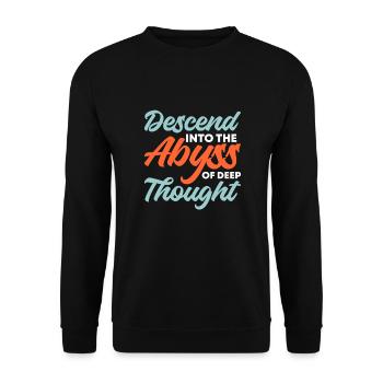 Philosophy - Unisex Sweatshirt - black - Front - Alina (178cm) & Michal (187cm)