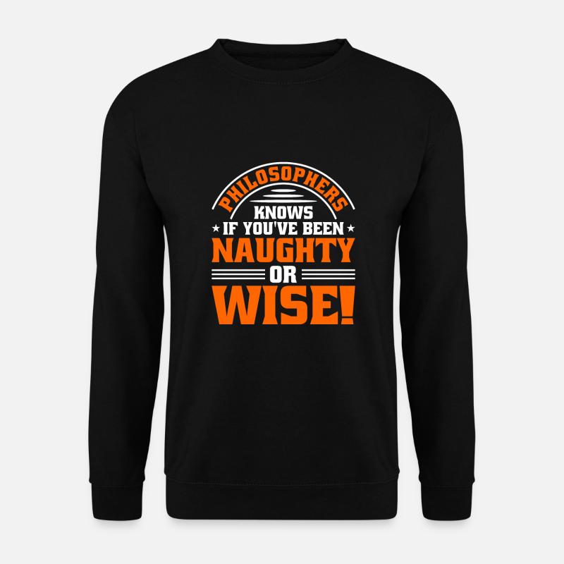 Philosophy - Unisex Sweatshirt - black