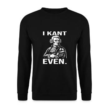 Philosophy - Unisex Sweatshirt - black - Front - Alina (178cm) & Michal (187cm)