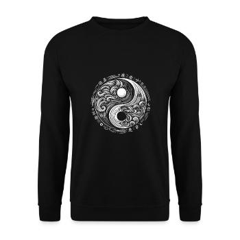Philosophy - Unisex Sweatshirt - black - Front - Alina (178cm) & Michal (187cm)
