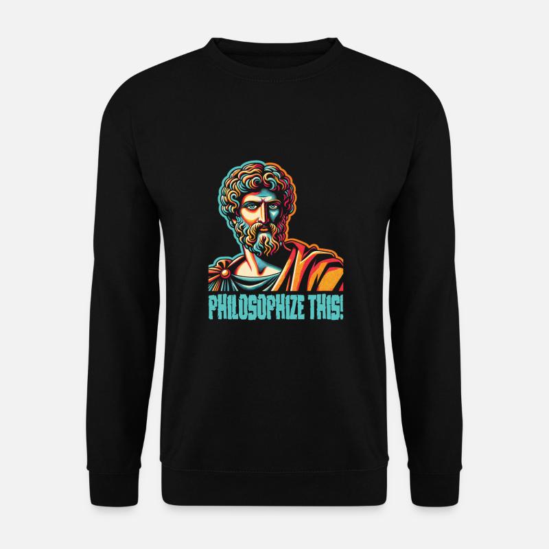Philosophie - Unisex Pullover - Schwarz