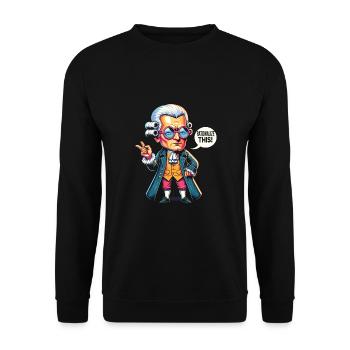 Philosophy - Unisex Sweatshirt - black - Front - Alina (178cm) & Michal (187cm)