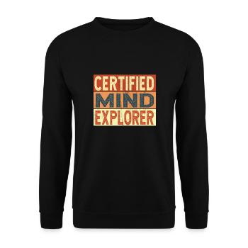 Psychologist - Unisex Sweatshirt - black - Front - Alina (178cm) & Michal (187cm)