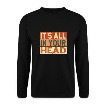 Psychologist - Unisex Sweatshirt - black - Front - Alina (178cm) & Michal (187cm)