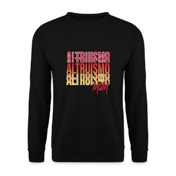 Psychologue - Sweat-shirt Unisexe - noir - Devant - Alina (178cm) & Michal (187cm)