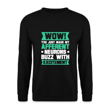 Psychologist - Unisex Sweatshirt - black - Front - Alina (178cm) & Michal (187cm)
