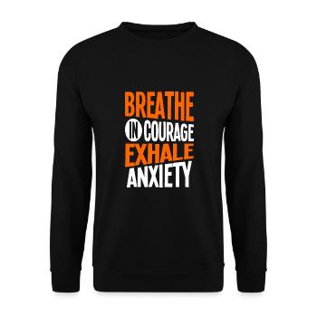 Psychologist - Unisex Sweatshirt - black - Front - Alina (178cm) & Michal (187cm)