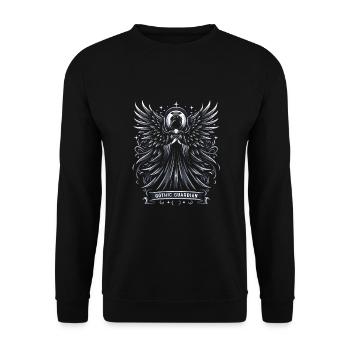Gothic - Unisex Pullover - Schwarz - Vorne - Alina (178cm) & Michal (187cm)