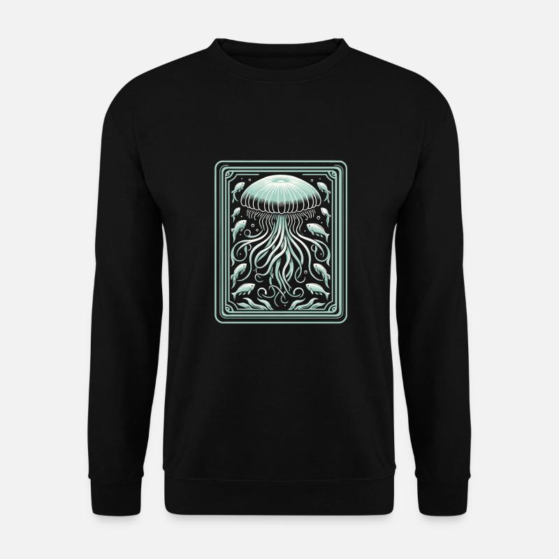 Qualle - Unisex Pullover - Schwarz