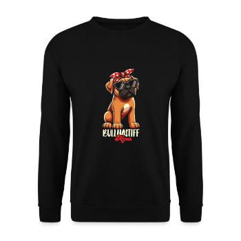 Bullmastiff - Unisex Sweatshirt - black - Front - Alina (178cm) & Michal (187cm)