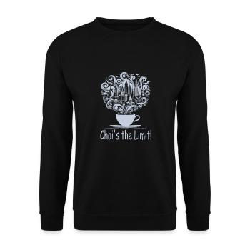 Chai - Unisex Sweatshirt - black - Front - Alina (178cm) & Michal (187cm)