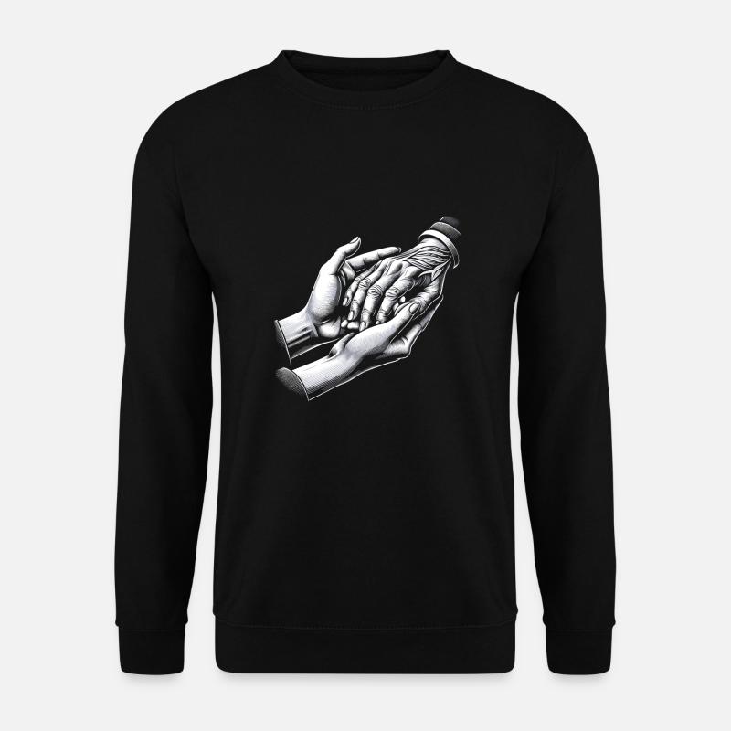 Infirmier(ère) en gériatrie - Sweat-shirt Unisexe - noir