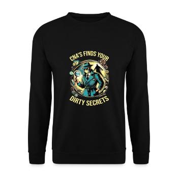 Geriatric nurse - Unisex Sweatshirt - black - Front - Alina (178cm) & Michal (187cm)