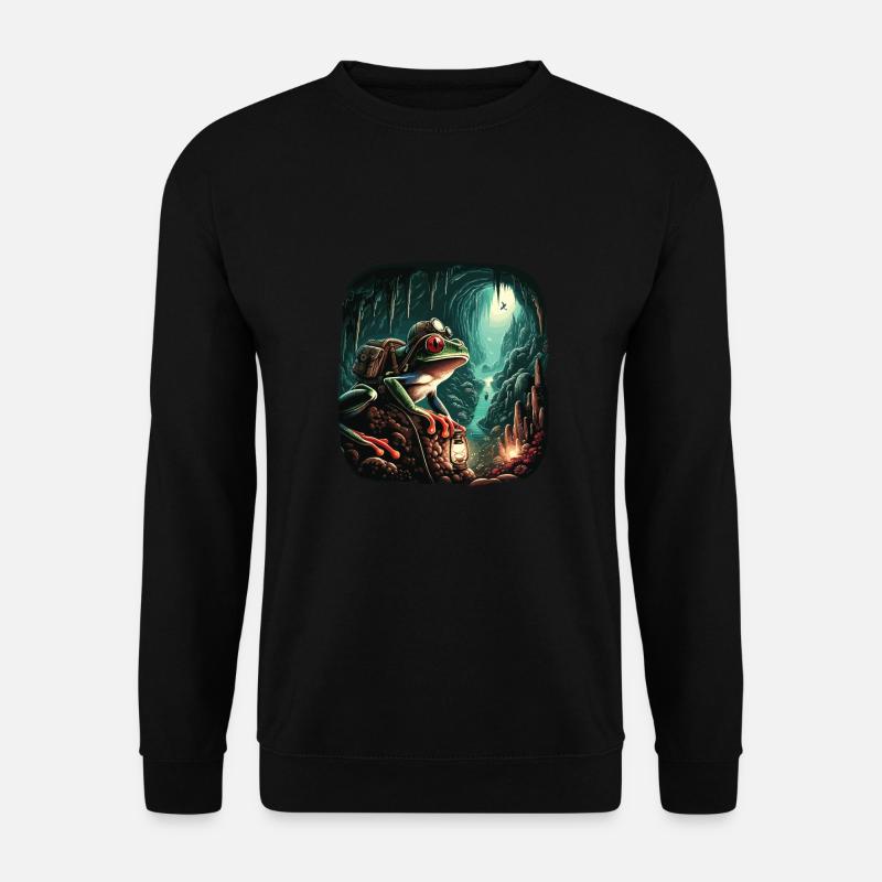 Frosch - Unisex Pullover - Schwarz