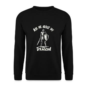 Mittelalter Markt - Unisex Pullover - Schwarz - Vorne - Alina (178cm) & Michal (187cm)