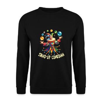 Mittelalter Markt - Unisex Pullover - Schwarz - Vorne - Alina (178cm) & Michal (187cm)