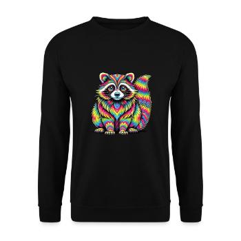 Hippie Festival - Unisex Pullover - Schwarz - Vorne - Alina (178cm) & Michal (187cm)