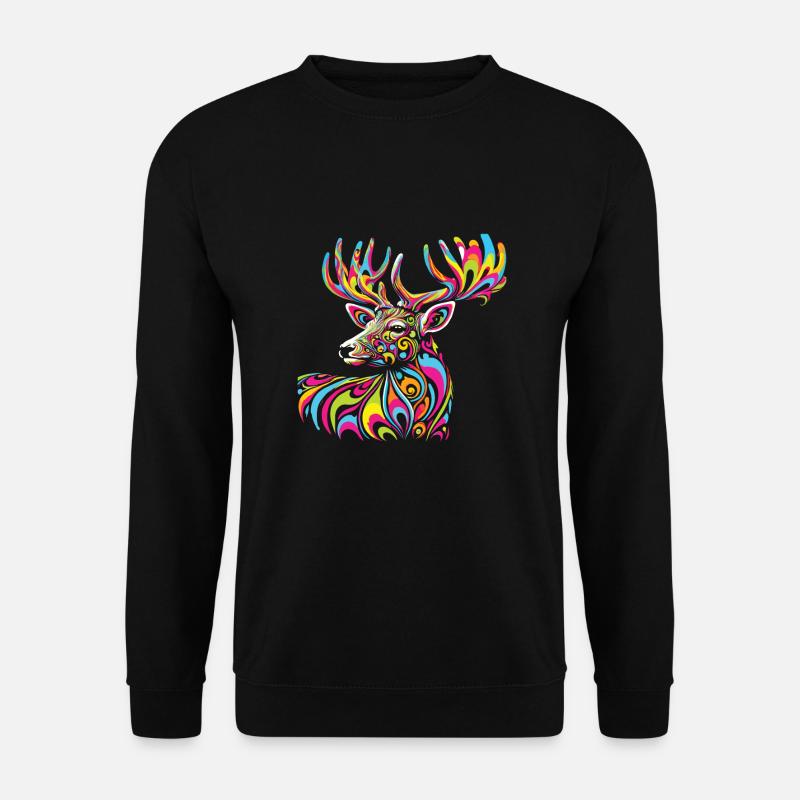 Hippie Festival - Unisex Pullover - Schwarz