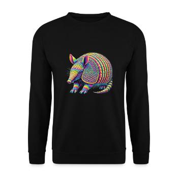 Hippie Festival - Unisex Pullover - Schwarz - Vorne - Alina (178cm) & Michal (187cm)