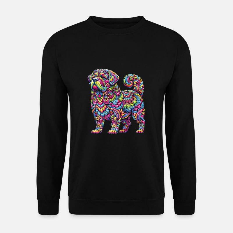 Hippie Festival - Unisex Pullover - Schwarz