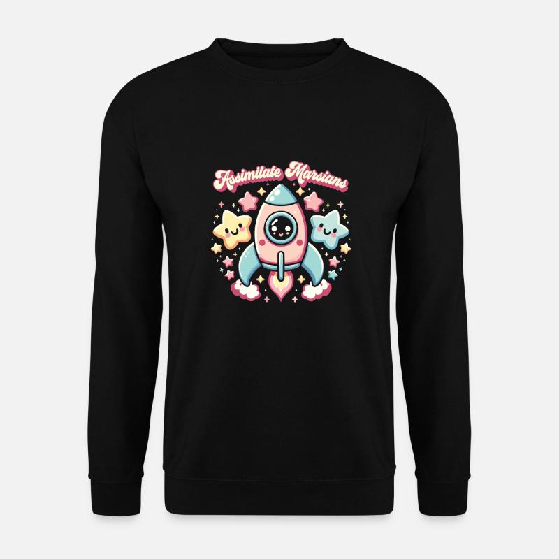 Rakete - Unisex Pullover - Schwarz