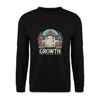 Garten - Unisex Pullover - Schwarz - Vorne - Alina (178cm) & Michal (187cm)