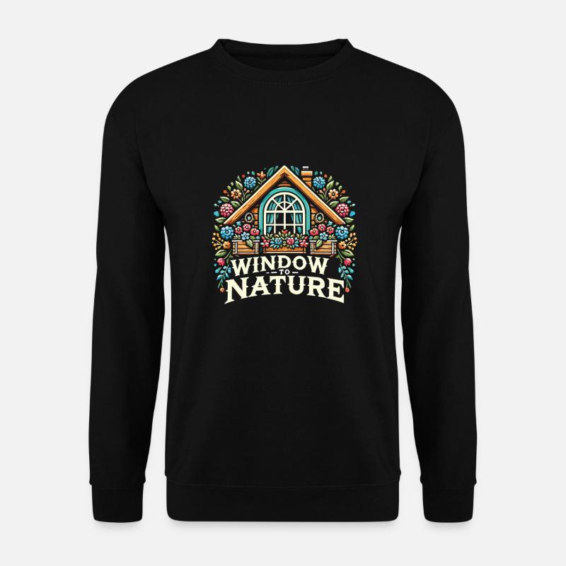 Garten - Unisex Pullover - Schwarz