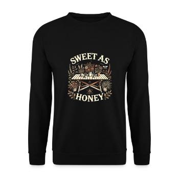 Garten - Unisex Pullover - Schwarz - Vorne - Alina (178cm) & Michal (187cm)