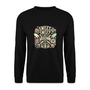 Garten - Unisex Pullover - Schwarz - Vorne - Alina (178cm) & Michal (187cm)