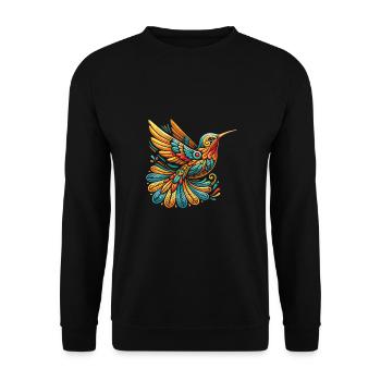Exotique - Sweat-shirt Unisexe - noir - Devant - Alina (178cm) & Michal (187cm)