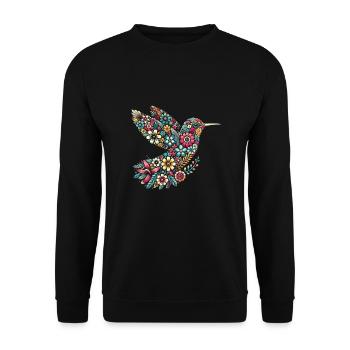 Exotique - Sweat-shirt Unisexe - noir - Devant - Alina (178cm) & Michal (187cm)