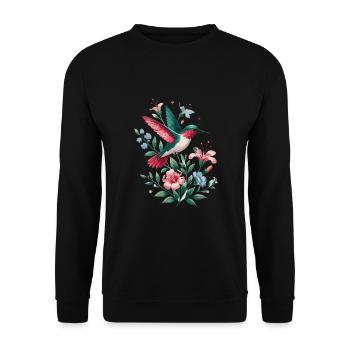 Exotic - Unisex Sweatshirt - black - Front - Alina (178cm) & Michal (187cm)
