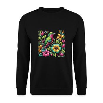 Exotique - Sweat-shirt Unisexe - noir - Devant - Alina (178cm) & Michal (187cm)