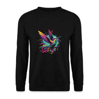 Exotique - Sweat-shirt Unisexe - noir - Devant - Alina (178cm) & Michal (187cm)