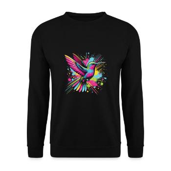 Exotique - Sweat-shirt Unisexe - noir - Devant - Alina (178cm) & Michal (187cm)