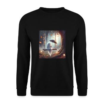 Märchen - Unisex Pullover - Schwarz - Vorne - Alina (178cm) & Michal (187cm)