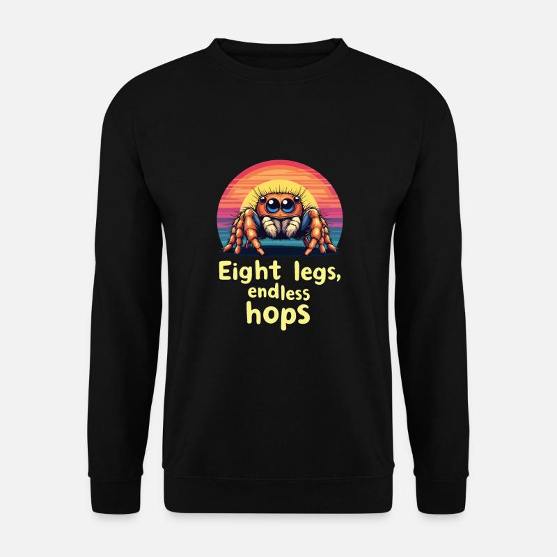 Spinne - Unisex Pullover - Schwarz