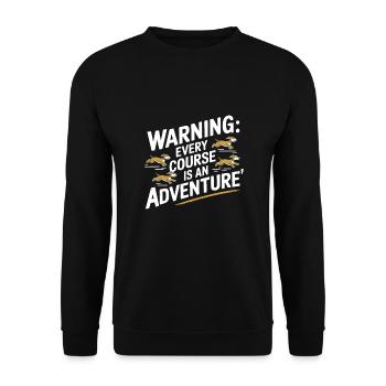 Agility - Unisex Sweatshirt - black - Front - Alina (178cm) & Michal (187cm)